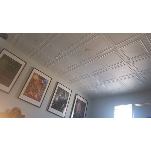 Styro Pro Styrofoam Ceiling Tiles to Cover Popcorn (covers 43 sq.ft